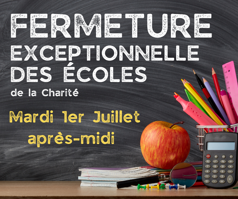 Fermeture école La Charité