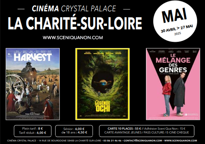 Programme cinéma mai 2025 