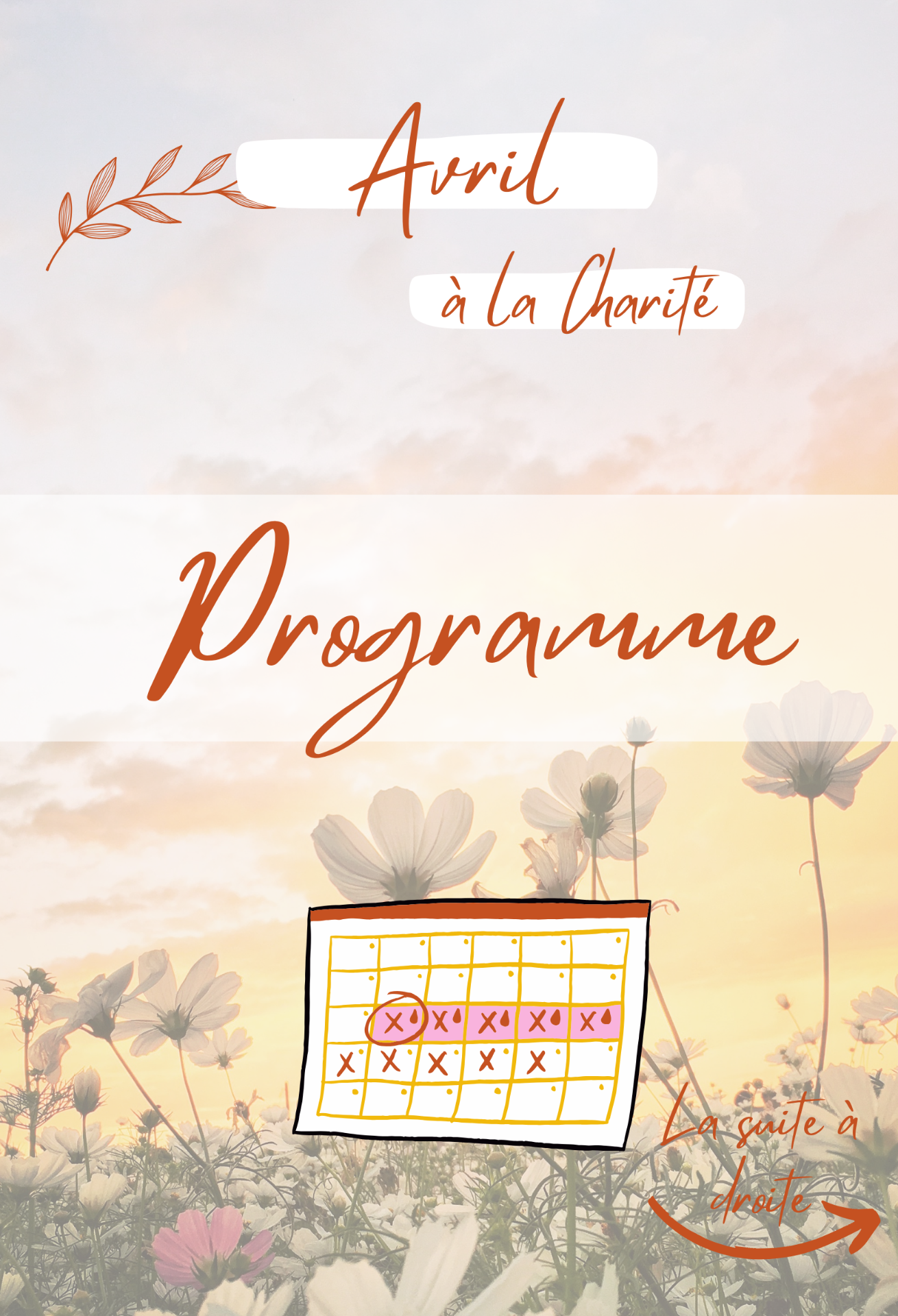 Le programme du mois d'Avril à La Charité-sur-Loire