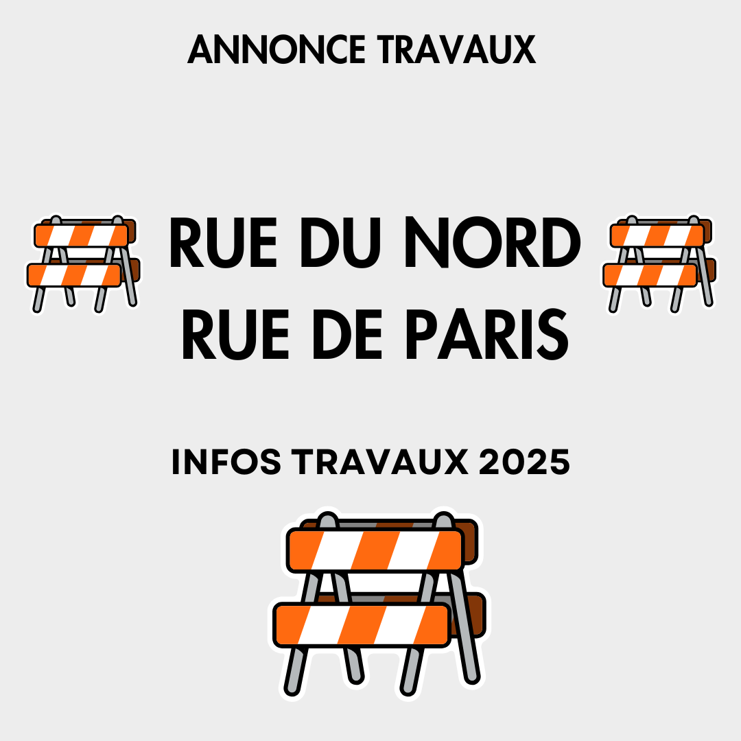 TRAVAUX RUE DU NORD