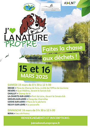 affiche j'aime la Nature propre